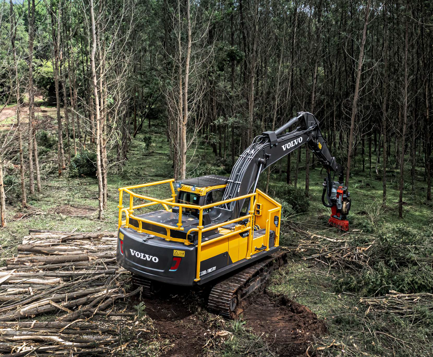 Excavadora Volvo EC220DL Forestry