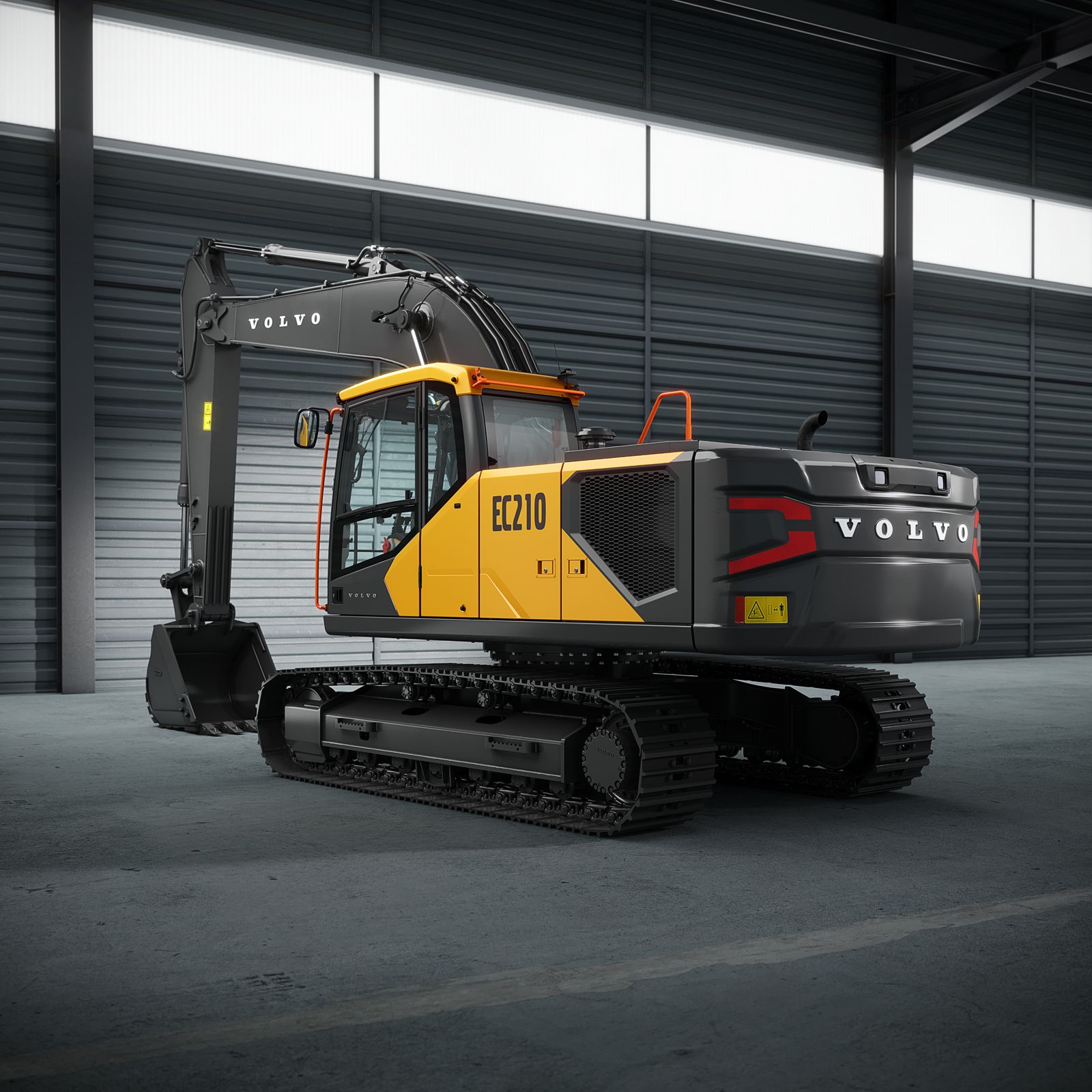 Foto 2 - Excavadora sobre orugas Volvo EC210